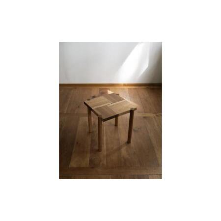 ふるさと納税 [受注生産]Side Table 04[四角] 胡桃/oil finish / テーブル サイドテーブル 机 デスク 家具 インテリア 木目調 ナチュラル お.. 岐阜県恵那市