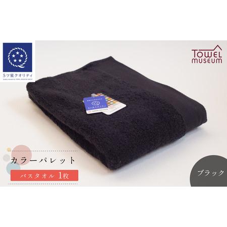 ふるさと納税 カラーパレット バスタオル1枚(ブラック) タオル美術館[I001730BT1BK] 愛媛県今治市