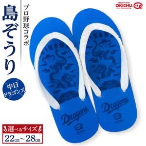 ふるさと納税 [22cm]プロ野球コラボ島ぞうり(中日ドラゴンズ) | 沖縄 プロ野球 中日 中日ドラゴンズ ドラゴンズ 島ぞうり 旅行 美浜 トラベル.. 沖縄県北谷町