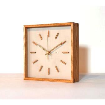 ふるさと納税 [ホワイト]arca_waku時計[真鍮色針/電波]/ CHAANY 時計 [85-04W] 長野県諏訪市