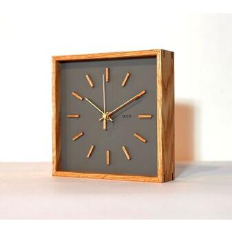 ふるさと納税 [グレー]arca_waku時計[真鍮色針/無線]/ CHAANY 時計 [85-06G] 長野県諏訪市