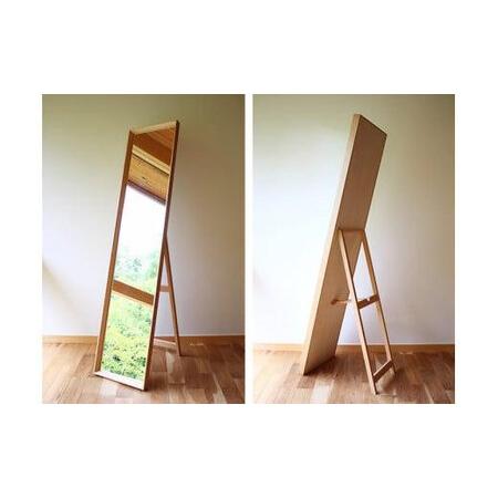 ふるさと納税 【高島屋選定品】スタンドミラー〔国産材 木製家具〕| 飛騨の家具 木工製品全身鏡 姿見 鏡 ミラー 無垢 木製 おしゃれ 人気 おすす.. 岐阜県高山市_4