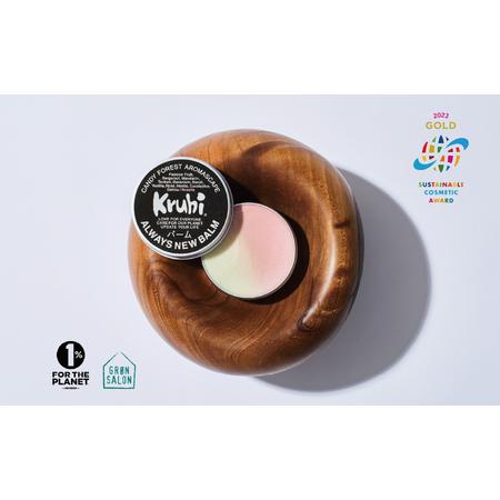 ふるさと納税 ALWAYS NEW BALM(35g×3個)Kruhi巾着セット VW-2|バーム ホホバ種子脂 ミツロウ スキンケア 乾燥対策 保湿 ヘアケア .. 鹿児島県南大隅町