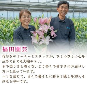 ふるさと納税  小ゆり(オリエンタルリリー)6本 3ヶ月定期便【小ゆり】 高知県安芸市