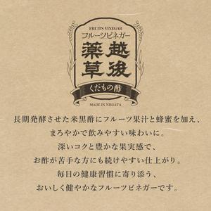 ふるさと納税 りんご酢 フルーツビネガー 300ml 6本 飲むお酢 果実酢 ビネガー ドリンク 調味料 酢 瓶 国産 割り材 サワー ギフト プレゼント 送.. 新潟県上越市_2