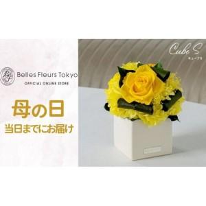 ふるさと納税 【母の日】キューブS 花 お花 プリザーブドフラワー ギフト プレゼント お祝い 誕生日 お供え アレンジ インテリア 東京都 墨田区 .. 東京都墨田区_1