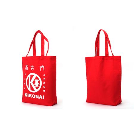 ふるさと納税　キーコ　赤Tシャツ（大人用）と赤トートバッグセット　XLサイズ　北海道木古内町