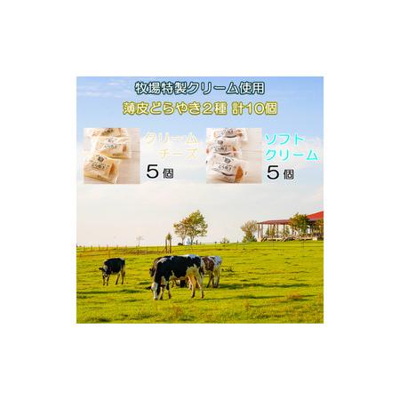 ふるさと納税 長門牧場薄皮どらやき２種セットD-5 ソフトクリーム、クリームチーズ 人気スイーツ 濃厚ミルク 直送 牛乳 生乳 国産 夏ギ.. 長野県長和町の画像