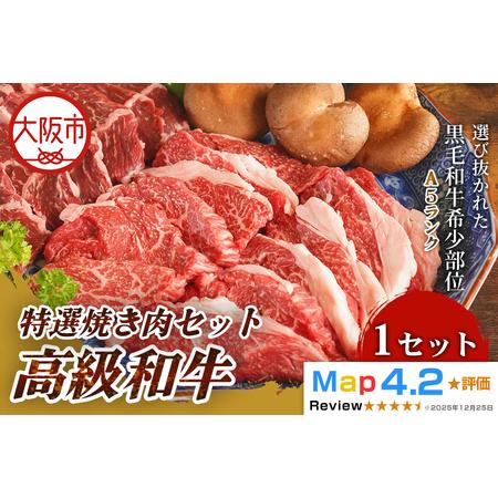 ふるさと納税 高級和牛特選焼き肉 500g 和牛_OS266-0002 大阪府大阪市