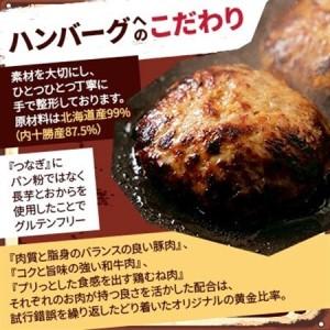 ふるさと納税 【毎月定期便】チーズ in ハンバーグ グリル 4個入 (デミグラスソース)2セット全6回【配送不可地域：離島】【4080189】 北海道帯広市の画像