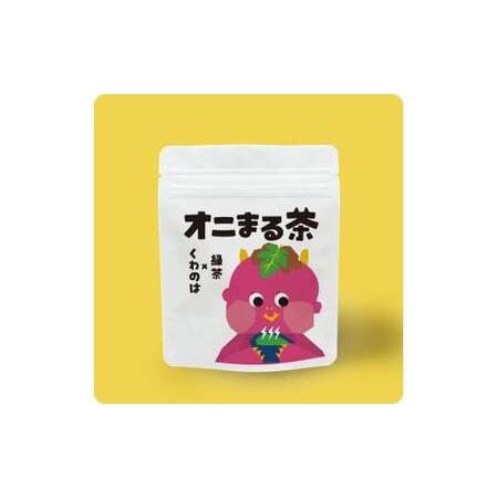 ふるさと納税 オニまる茶 農薬不使用・無添加の粉末桑の葉緑茶 6袋セット[machi-02] 岡山県真庭市