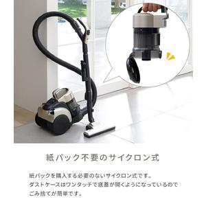 ふるさと納税 サイクロン式キャニスター掃除機 ZCB-H200(CG) 【kt049