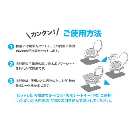 ふるさと納税 非常 トイレ 200回分＋予備40回分 大阪府羽曳野市_3