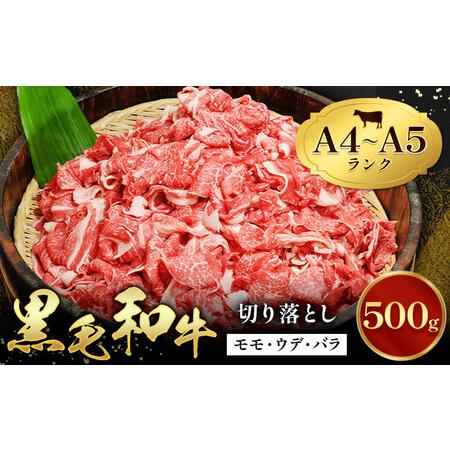 ふるさと納税 牛肉 黒毛和牛 切り落とし 小分け 500g A4 A5 田中畜産 [30日以内に出荷予定(土日祝除く)] 熊本県 苓北町 ミシュラン ビブグルマ.. 熊本県苓北町