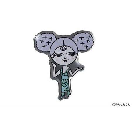 ふるさと納税 香美市イメージキャラクターピンバッジ(あじさいひめ) ピンバッジ バッジ やなせたかし やなせたかし先生デザイン 香美市限定 ふ.. 高知県香美市