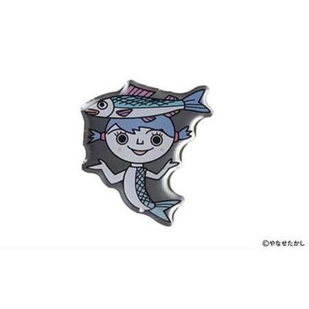 ふるさと納税 香美市イメージキャラクターピンバッジ(物部アユちゃん) ピンバッジ バッジ やなせたかし やなせたかし先生デザイン 香美市限定 .. 高知県香美市