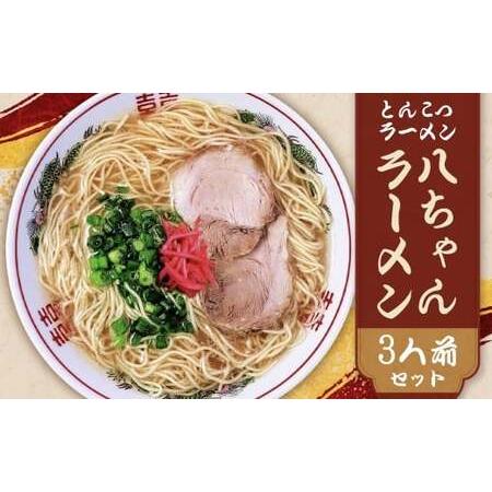 ふるさと納税 福岡県 とんこつラーメン 八ちゃんラーメン 3人前 豚骨ラーメン とんこつ 豚骨 常温 常温保存 福岡県 柳川市 福岡県柳川市
