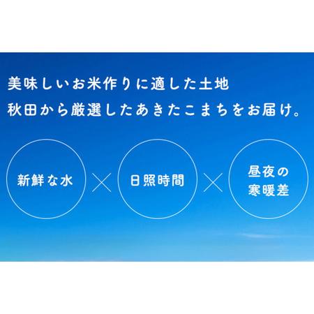 ふるさと納税 《定期便8ヶ月》あきたこまち【無洗米】3kg 秋田県産 令和7年産 こまちライン 秋田県三種町_3