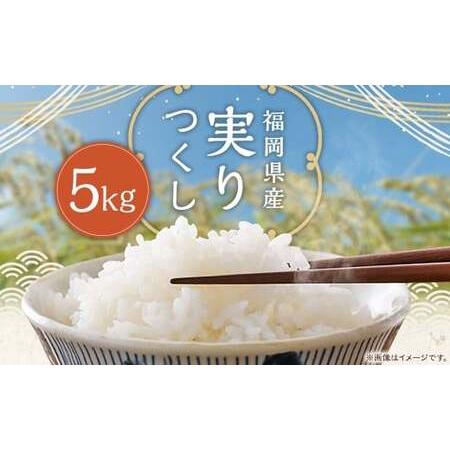 ふるさと納税 福岡県産実りつくし5kg×1袋 白米 はくまい 米 こめ ご飯 精米 国産 福岡県筑後市