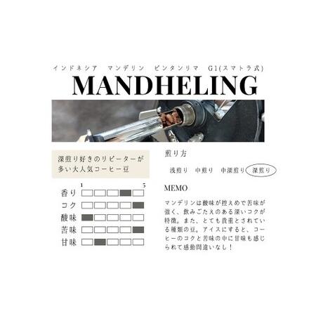 ふるさと納税 【粉】 【12か月定期便】インドネシア マンデリン ビンタンリマ G1 スマトラ式 （深煎り） 400g コーヒー 珈琲 粉 こな 福岡県筑後市の画像