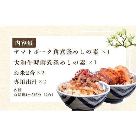 ふるさと納税 釜めし 釜めしの素（冷凍） 奈良當麻寺 門前 釜めし玉や 釜めしの素 お米２合×2つき【tama003】 奈良県葛城市の画像