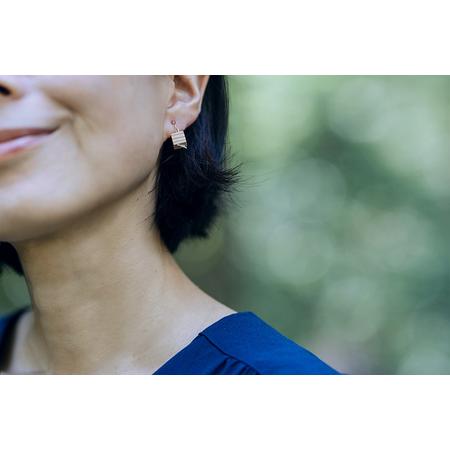 ふるさと納税 [KALCANO]小国杉ジュエリー hii-ひい イヤリング ジュエリー jewelry アクセサリー レディース 熊本 阿蘇小国杉 工芸品 木製 キ.. 熊本県小国町