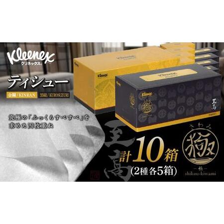 ふるさと納税 ティッシュペーパー クリネックスティシュー 至高 極 140組 × 10箱[入金確認後、1カ月程度で発送予定] | ティッシュペーパ.. 埼玉県草加市