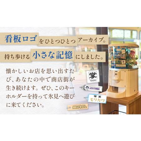 ふるさと納税 氷見市中央町商店街看板キーホルダーガチャ ［ 20個セット ］ キーホルダー ストラップ ガチャガチャ トレーディング 看板 富山県.. 富山県氷見市_1