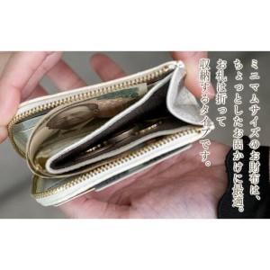 ふるさと納税 本革 L字ファスナー ミニ財布 日本製 レザー 革製品 コンパクト 小銭入れ Liete vivid オレンジ 兵庫県福崎町_2