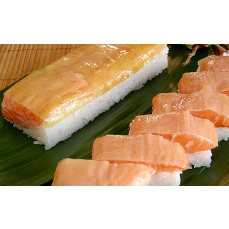 ふるさと納税 人気！箱寿司食べ比べ3本セット（キングサーモン、バッテラ、焼き穴子）【配送不可：北海道・青森・岩手・秋田・沖縄・離島】 お寿.. 兵庫県明石市_2