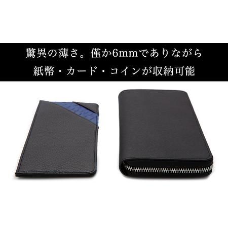 ふるさと納税 最高級クロコで仕立てた厚さ6mmの超極薄財布『リーフウォレット』_OS296-0001 大阪府大阪市の画像