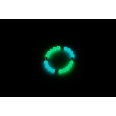 ふるさと納税 『輝石の光』ルナウェア レディースプレミアムブレスレット 蓄光アクセサリー 光るアクセサリー 夜光 福島県川内村