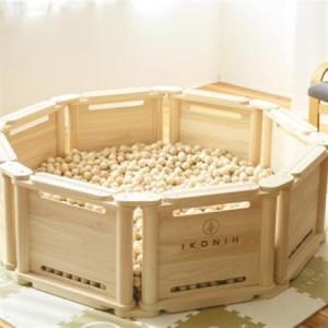 ふるさと納税 ひのきのおもちゃIKONIH(アイコニー)の知育玩具 木球 丸型700個入り【1460472】 大阪府千早赤阪村の画像