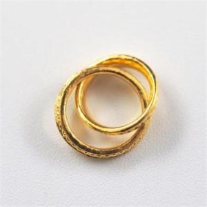 ふるさと納税 【山梨県】【ジュエリー】K24 pure gold link/リンク ペンダントトップ【配送不可地域：離島・沖縄県】【1643722】 山梨県の画像