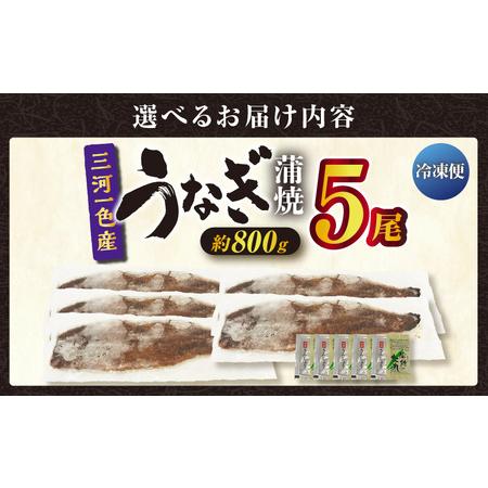 ふるさと納税 三河一色産うなぎ蒲焼 5尾（約800g）・O069 愛知県西尾市_4