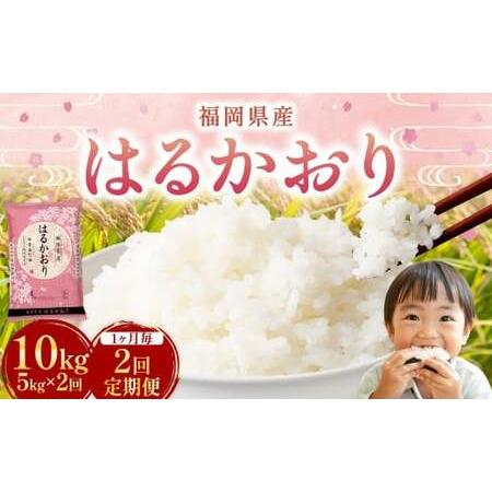 ふるさと納税 [ 1ヶ月毎2回定期便 ] はるかおり 5kg 計10kg / 米 コメ お米 ライス ご飯 ごはん 飯 食品 精米 定期便 常温 福岡県 香春町 福岡県香春町