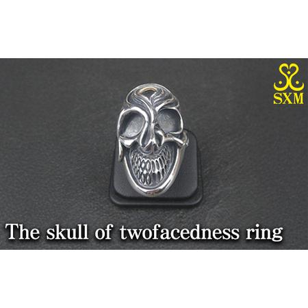 ふるさと納税 The skull of twofacedness ring 茨城県常総市
