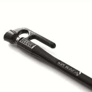ふるさと納税 鍛造ペグ（エリッゼステーク）18cm×8本セット 黒 キャンプ用品 アウトドア用品 燕三条製 [村の鍛冶屋] タープ テント【010S86.. 新潟県三条市_3
