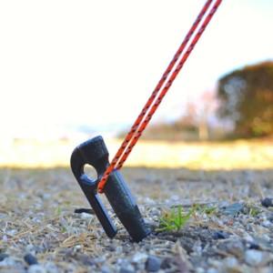 ふるさと納税 鍛造ペグ（エリッゼステーク）18cm×8本セット 黒 キャンプ用品 アウトドア用品 燕三条製 [村の鍛冶屋] タープ テント【010S86.. 新潟県三条市_4