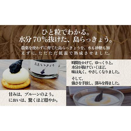 ふるさと納税 淡路島 素材をぎゅぎゅっと凝縮セット スイカ糖70g＋黒島らっきょう40g 各一瓶 兵庫県 洲本市 淡路島 兵庫県洲本市の画像