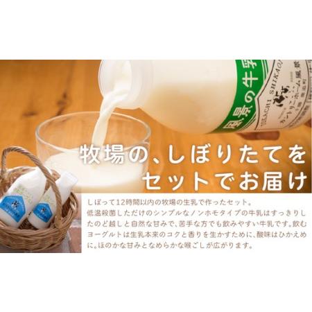 ふるさと納税 【定期3ヶ月】のむヨーグルト500g 風景の牛乳500ml 各3本 SKB108 北海道鹿追町_1