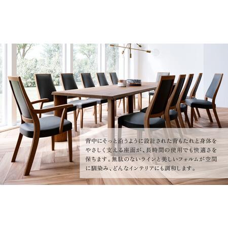 ふるさと納税 【shirakawa】VERMEER ダイニングチェア S-990A／ひじ付