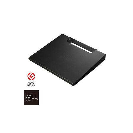 ふるさと納税 WALL V3SW対応 棚板 レギュラーサイズ テレビスタンドオプション 棚板 レコーダー 幅40cm 高さ無段階 美しさ 東京都 大田区 ブラッ.. 東京都大田区の画像