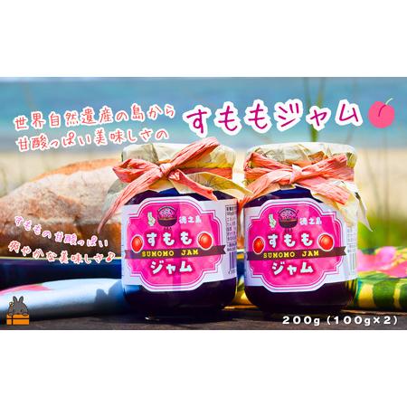 ふるさと納税 徳之島産すもも使用!低糖度の徳之島すももジャム(100g×2) ( すもも 完熟 ジャム パン 果物 フルーツ 徳之島 奄美 鹿.. 鹿児島県徳之島町