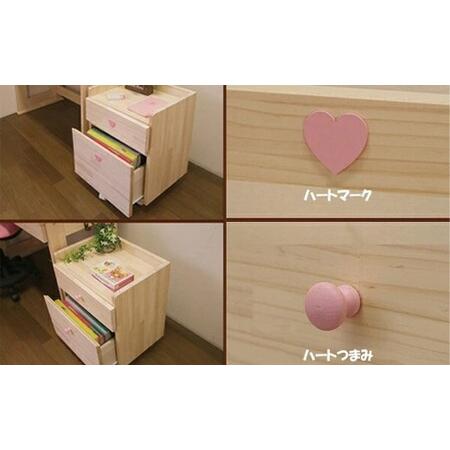 ふるさと納税 ハンドメイド 天然木 パイン材 学習机用ワゴン（7タイプ対応）キャスター付き カントリー家具 勉強机 学習デスク 机セット ワゴン .. 福岡県筑後市_2