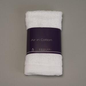 ふるさと納税 [泉州こだわりタオル]エアーインコットンフェイスタオル(ホワイト)4枚〜ワンランク上の柔らかさ〜[1720642] 大阪府高石市