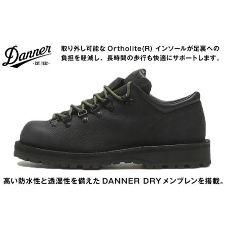 ふるさと納税 DANNER 紳士靴 マウントリッヂ ロー BLACK【24.5cm】 [STUMPTOWN渋谷店 石川県 志賀町 sk17jkf70292-1] 石川県志賀町の画像