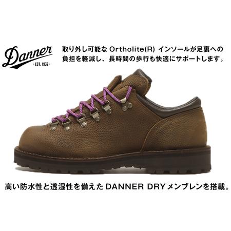 ふるさと納税 DANNER 紳士靴 マウントリッヂ ロー BROWN ブラウン【25.5cm】 [STUMPTOWN渋谷店 石川県 志賀町 sk17jkf70291-3] 石川県志賀町の画像