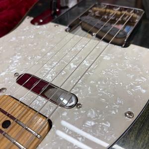 ふるさと納税 ギター テレキャスター 型 telecaster 桐 藍染 ハンドメイド 徳島県海陽町の画像
