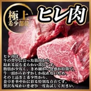 ふるさと納税 【毎月定期便】飛騨牛 ヒレ1本(約3〜4kg)【シャトーブリアン＆ヒレ】冷蔵便 ステーキ全3回【配送不可地域：離島】【4084143】 岐阜県羽島市_1